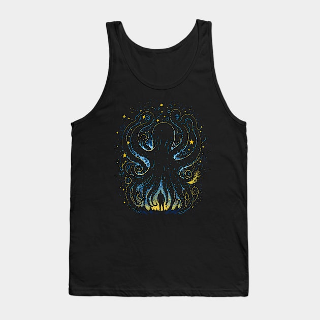 Cthulhu squid Tank Top by vaporgraphic